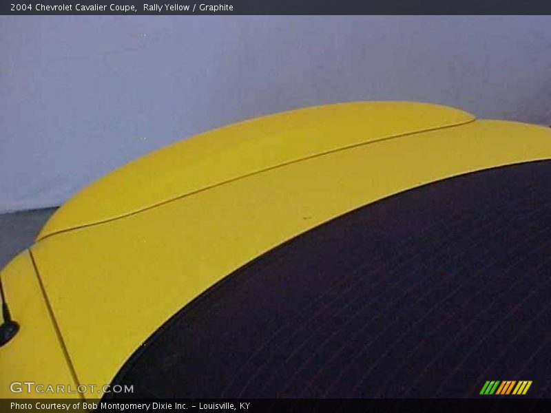 Rally Yellow / Graphite 2004 Chevrolet Cavalier Coupe