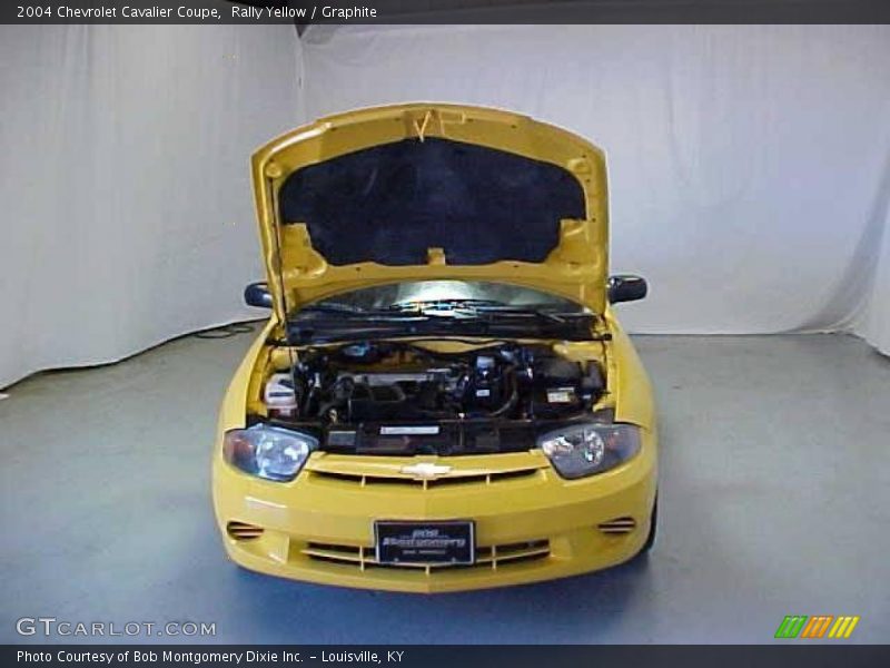 Rally Yellow / Graphite 2004 Chevrolet Cavalier Coupe