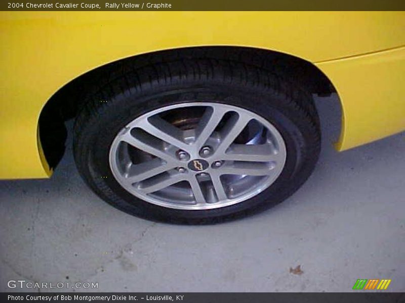 Rally Yellow / Graphite 2004 Chevrolet Cavalier Coupe