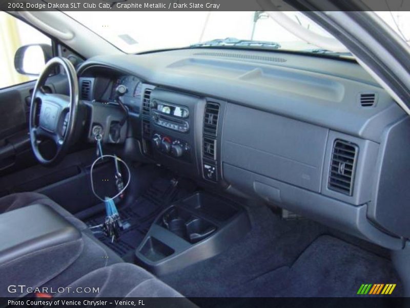 Graphite Metallic / Dark Slate Gray 2002 Dodge Dakota SLT Club Cab