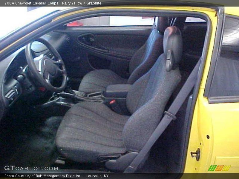 Rally Yellow / Graphite 2004 Chevrolet Cavalier Coupe