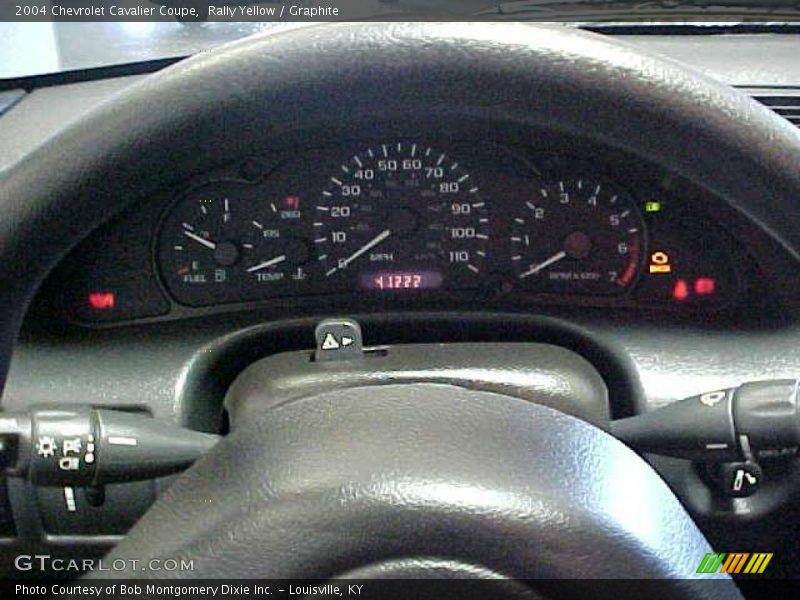 Rally Yellow / Graphite 2004 Chevrolet Cavalier Coupe