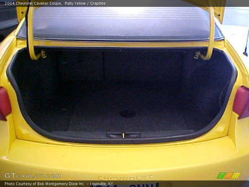 Rally Yellow / Graphite 2004 Chevrolet Cavalier Coupe
