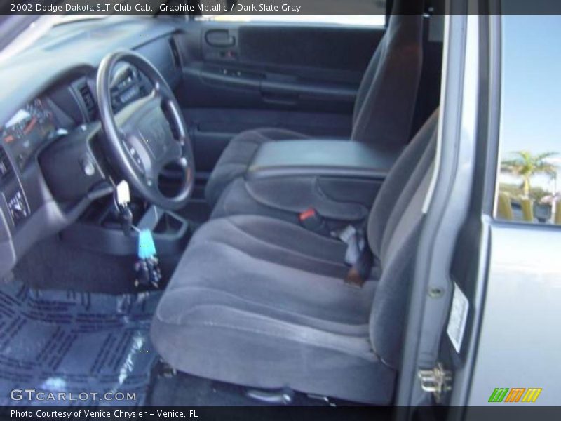 Graphite Metallic / Dark Slate Gray 2002 Dodge Dakota SLT Club Cab
