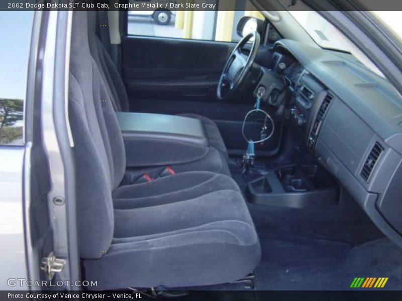 Graphite Metallic / Dark Slate Gray 2002 Dodge Dakota SLT Club Cab