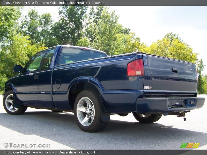 Indigo Blue Metallic / Graphite 2001 Chevrolet S10 Extended Cab