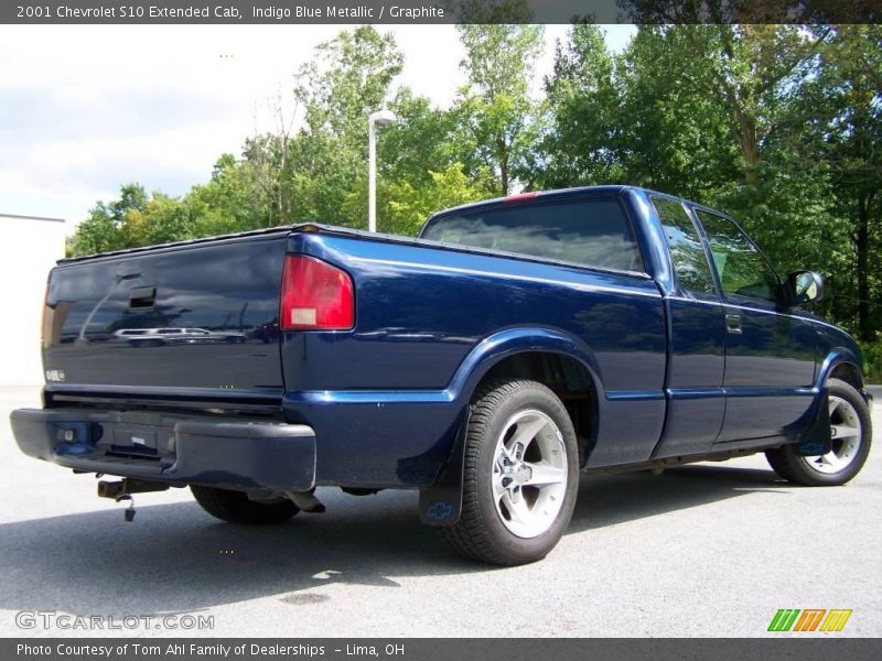 Indigo Blue Metallic / Graphite 2001 Chevrolet S10 Extended Cab