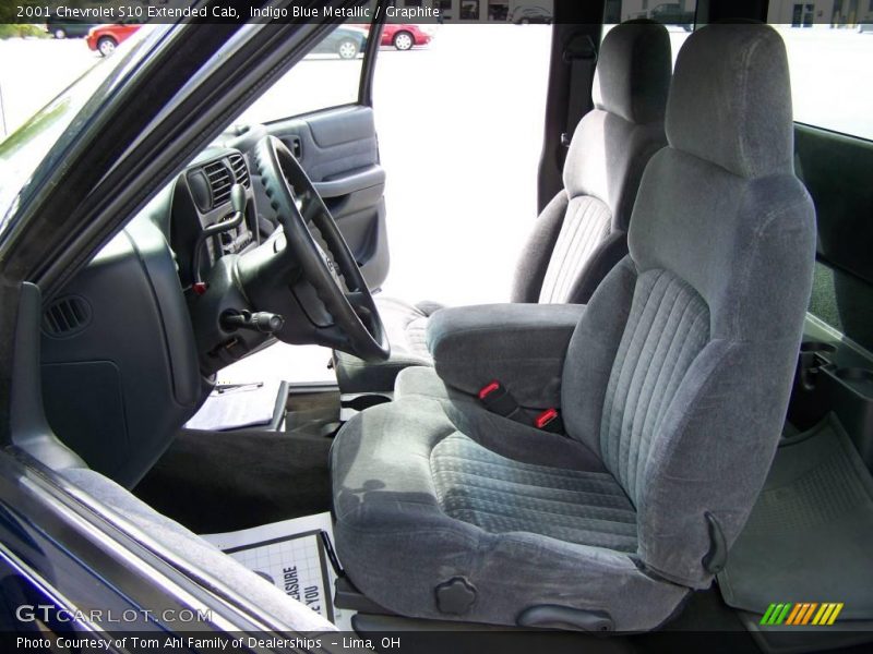 Indigo Blue Metallic / Graphite 2001 Chevrolet S10 Extended Cab