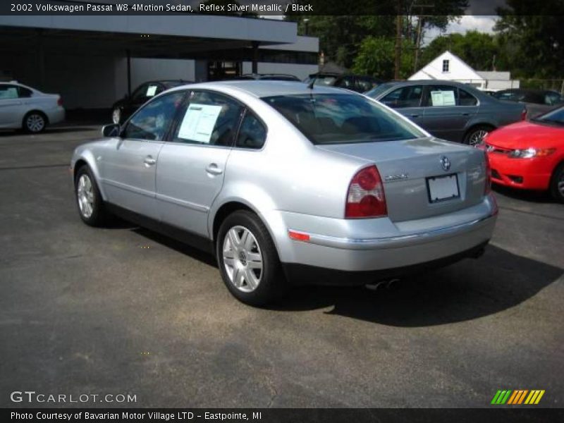 Reflex Silver Metallic / Black 2002 Volkswagen Passat W8 4Motion Sedan