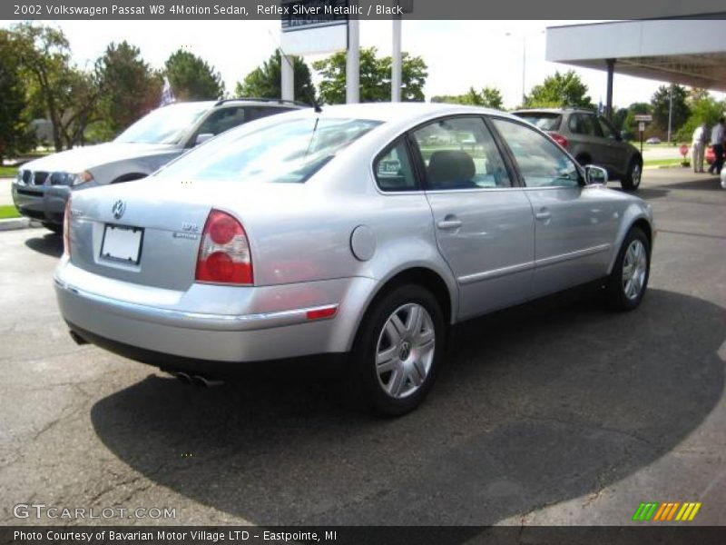 Reflex Silver Metallic / Black 2002 Volkswagen Passat W8 4Motion Sedan