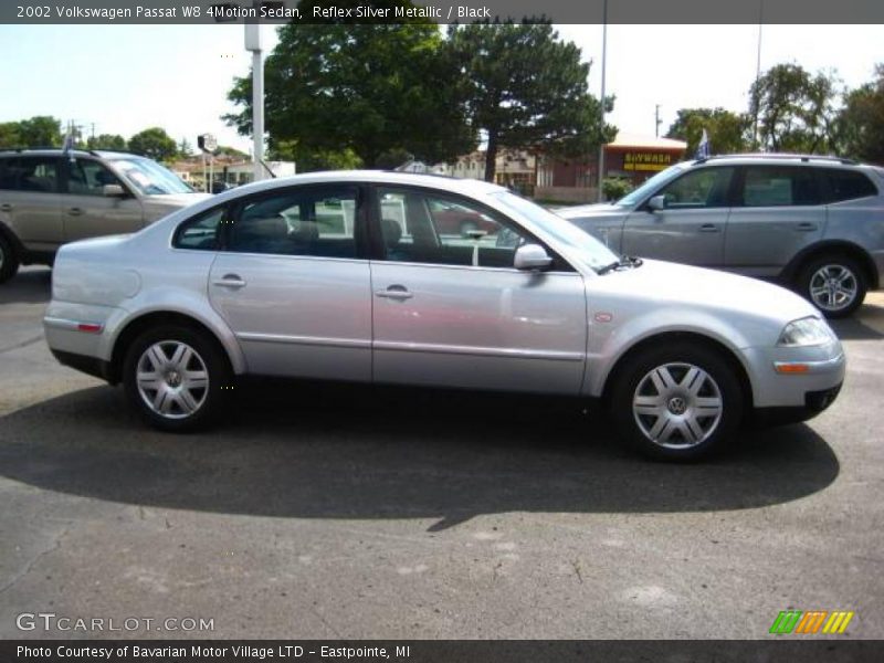 Reflex Silver Metallic / Black 2002 Volkswagen Passat W8 4Motion Sedan