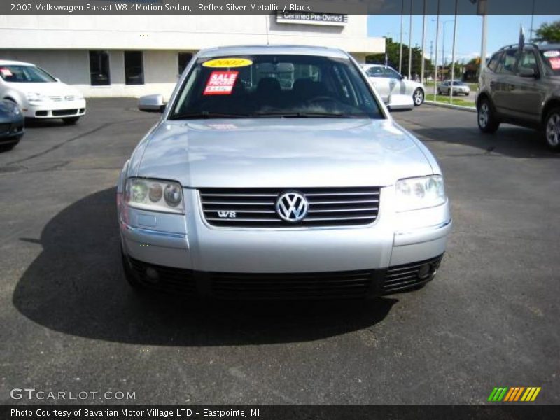 Reflex Silver Metallic / Black 2002 Volkswagen Passat W8 4Motion Sedan