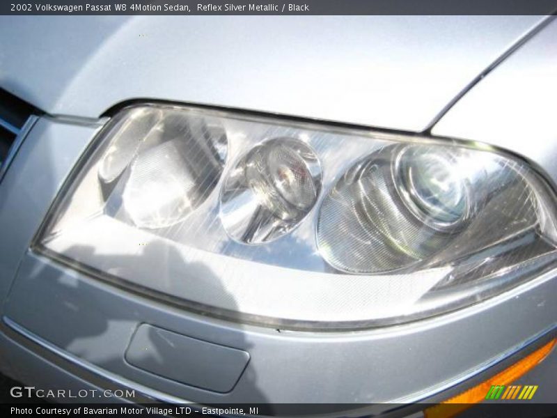 Reflex Silver Metallic / Black 2002 Volkswagen Passat W8 4Motion Sedan