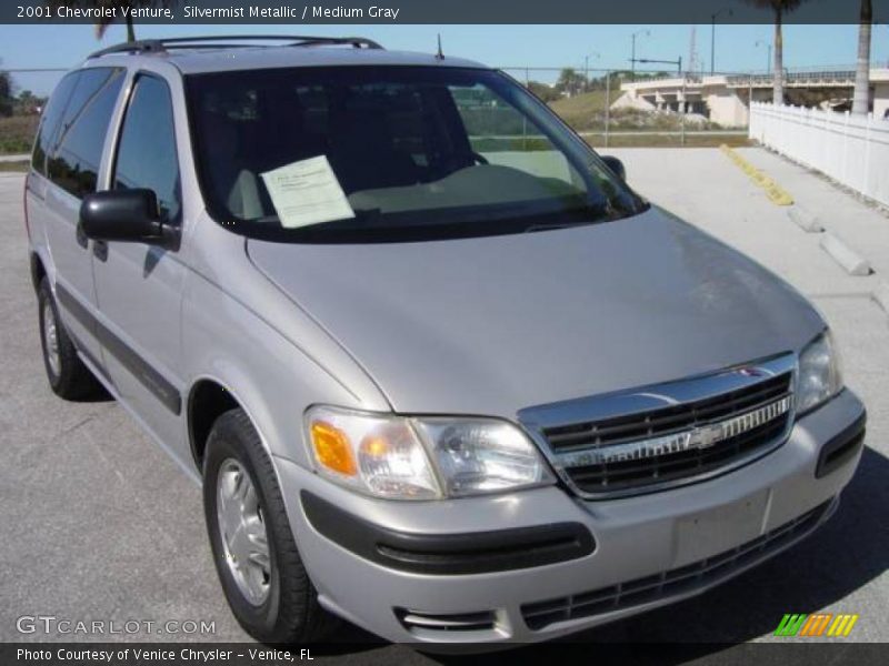 Silvermist Metallic / Medium Gray 2001 Chevrolet Venture