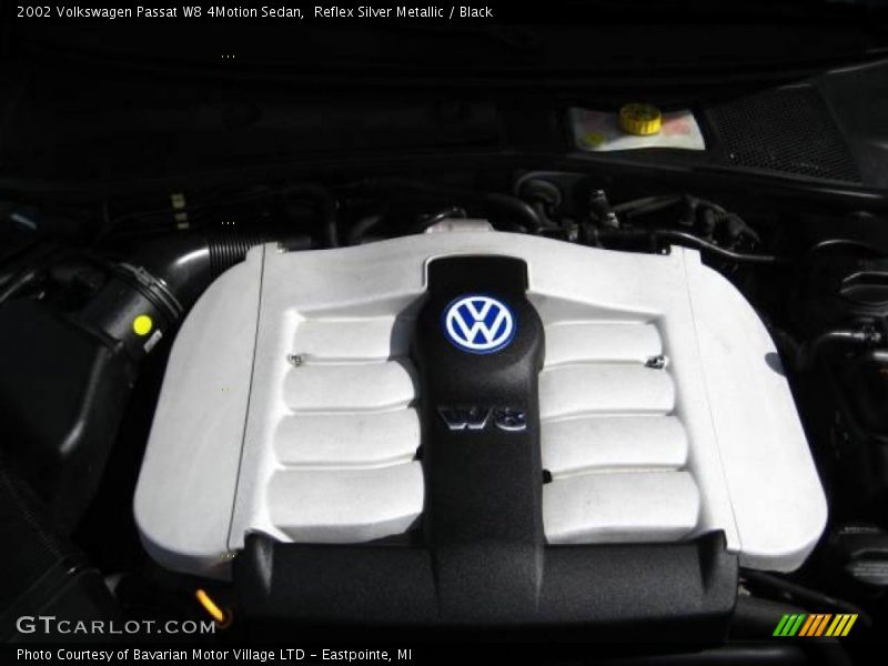 Reflex Silver Metallic / Black 2002 Volkswagen Passat W8 4Motion Sedan