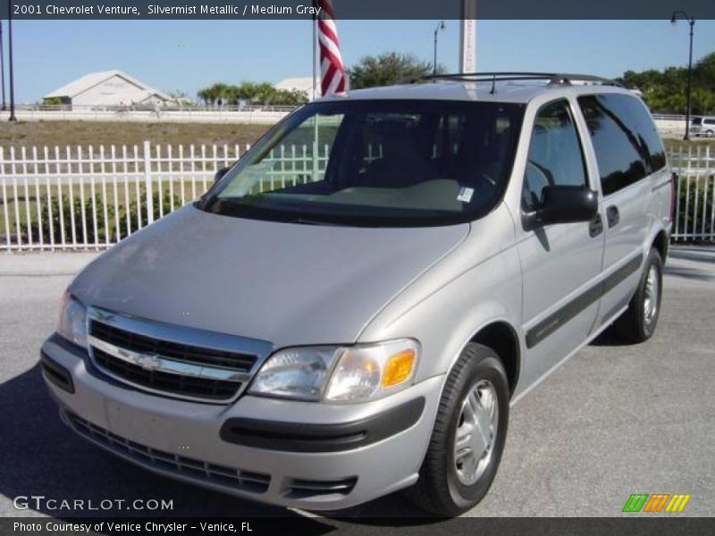 Silvermist Metallic / Medium Gray 2001 Chevrolet Venture