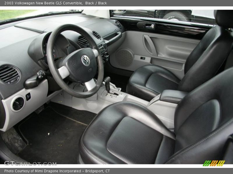 Black / Black 2003 Volkswagen New Beetle GLS Convertible