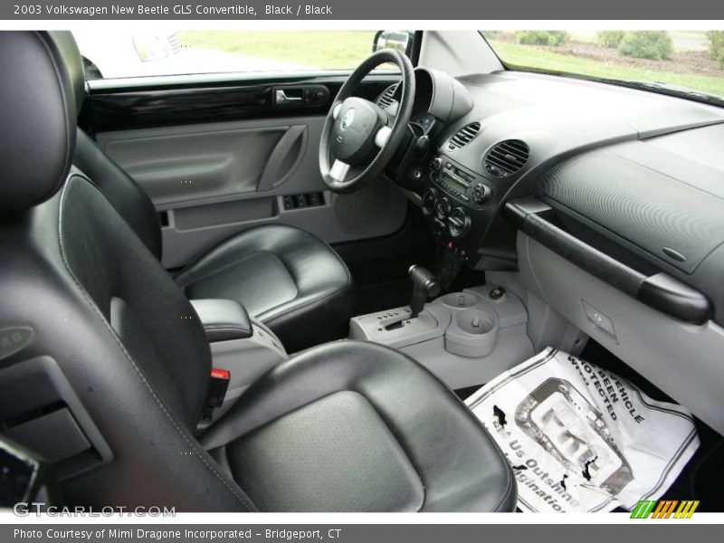 Black / Black 2003 Volkswagen New Beetle GLS Convertible