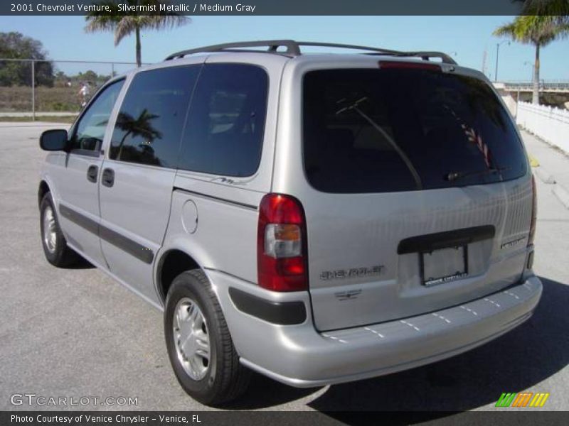 Silvermist Metallic / Medium Gray 2001 Chevrolet Venture