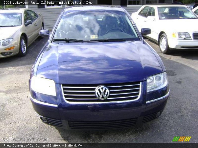 Indigo Blue Pearl / Grey 2003 Volkswagen Passat GLS Sedan
