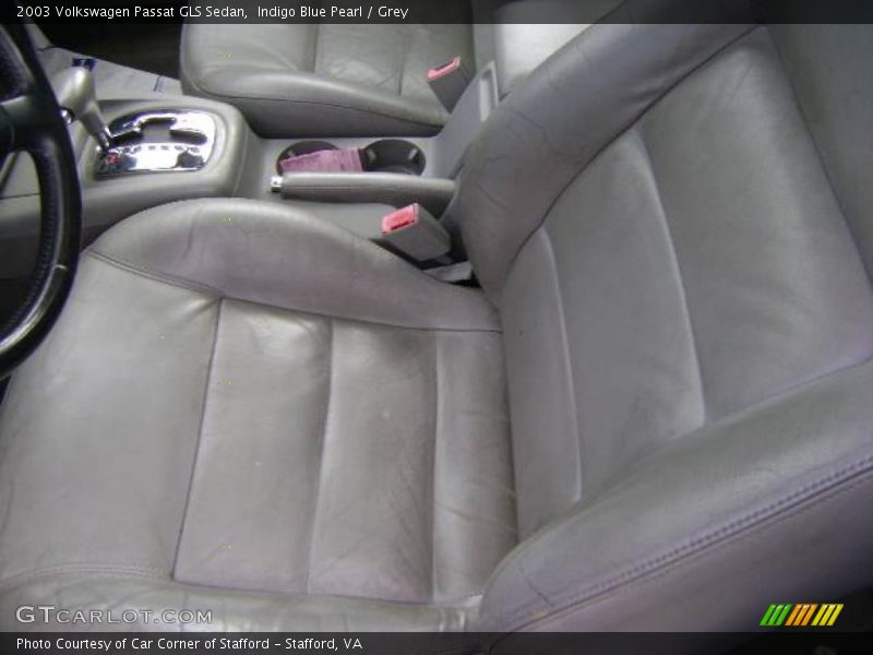 Indigo Blue Pearl / Grey 2003 Volkswagen Passat GLS Sedan