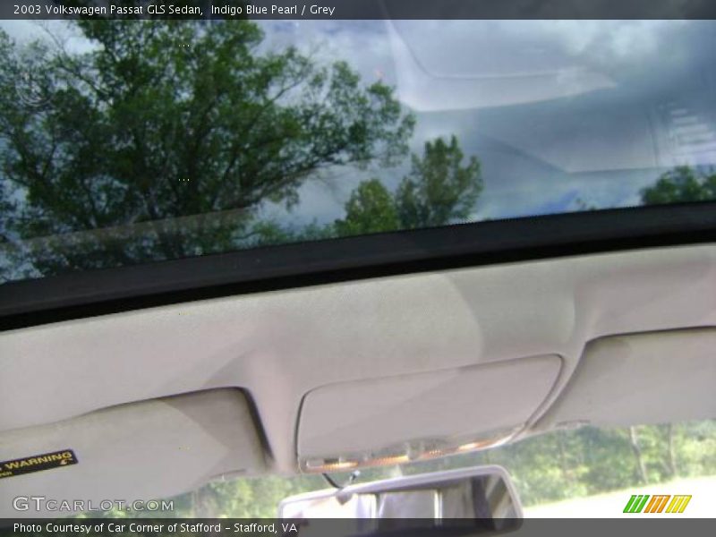 Indigo Blue Pearl / Grey 2003 Volkswagen Passat GLS Sedan