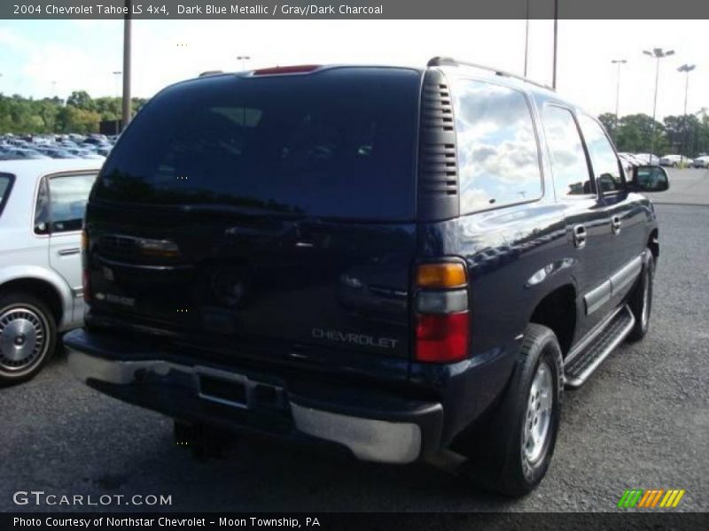 Dark Blue Metallic / Gray/Dark Charcoal 2004 Chevrolet Tahoe LS 4x4