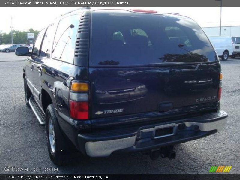 Dark Blue Metallic / Gray/Dark Charcoal 2004 Chevrolet Tahoe LS 4x4