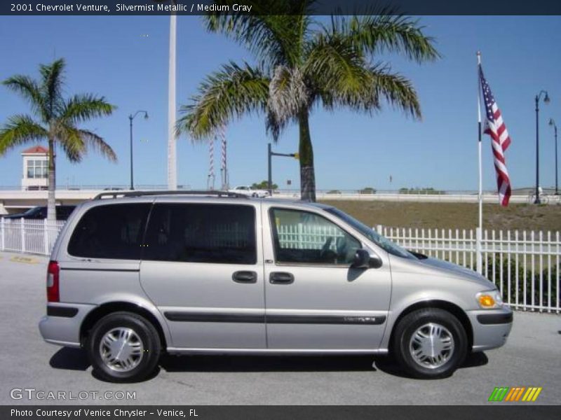 Silvermist Metallic / Medium Gray 2001 Chevrolet Venture
