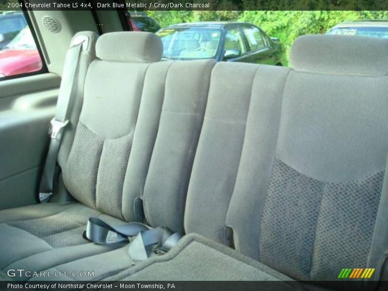 Dark Blue Metallic / Gray/Dark Charcoal 2004 Chevrolet Tahoe LS 4x4