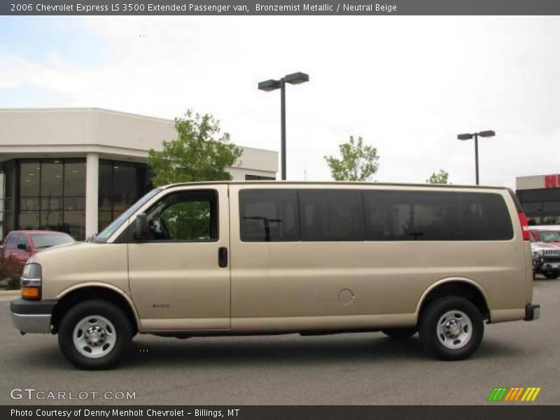 Bronzemist Metallic / Neutral Beige 2006 Chevrolet Express LS 3500 Extended Passenger van