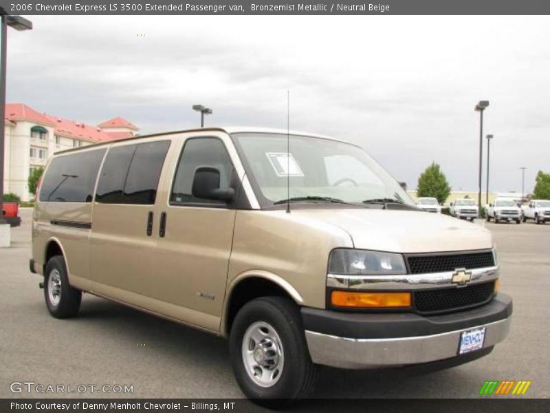Bronzemist Metallic / Neutral Beige 2006 Chevrolet Express LS 3500 Extended Passenger van