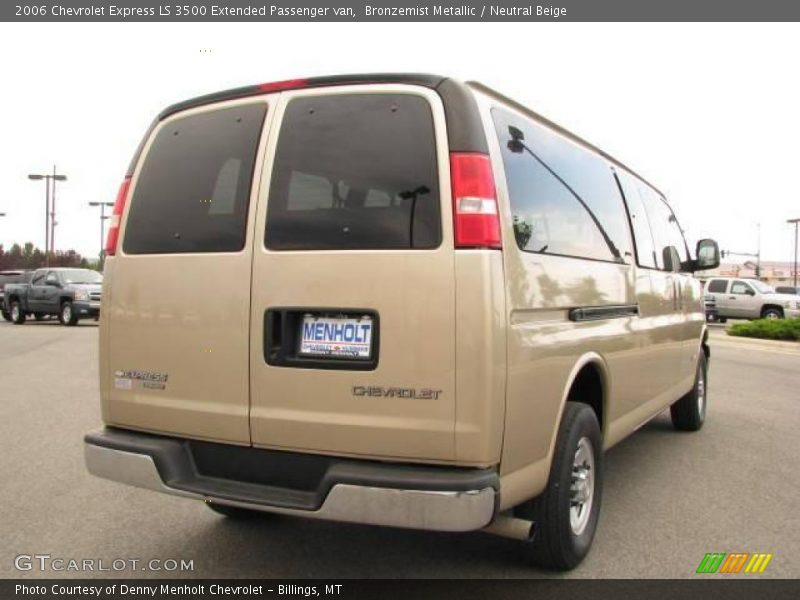 Bronzemist Metallic / Neutral Beige 2006 Chevrolet Express LS 3500 Extended Passenger van