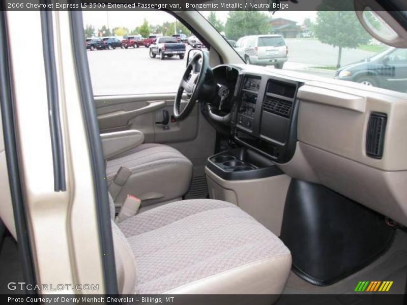 Bronzemist Metallic / Neutral Beige 2006 Chevrolet Express LS 3500 Extended Passenger van