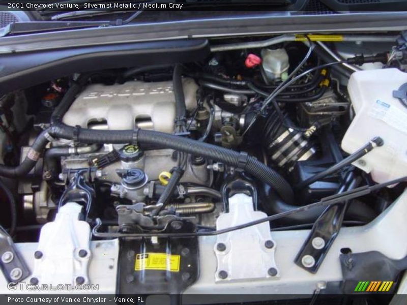Silvermist Metallic / Medium Gray 2001 Chevrolet Venture