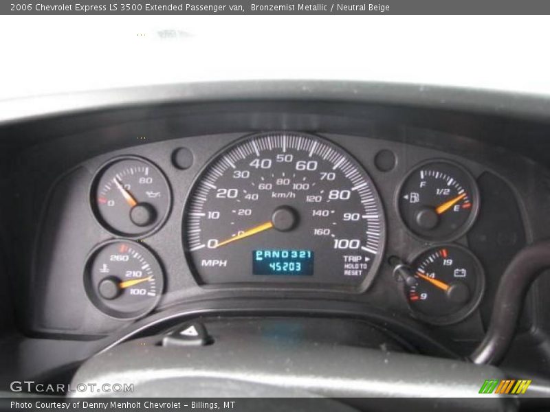 Bronzemist Metallic / Neutral Beige 2006 Chevrolet Express LS 3500 Extended Passenger van