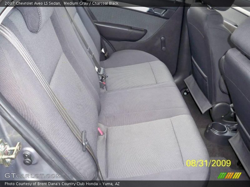 Medium Gray / Charcoal Black 2007 Chevrolet Aveo LS Sedan