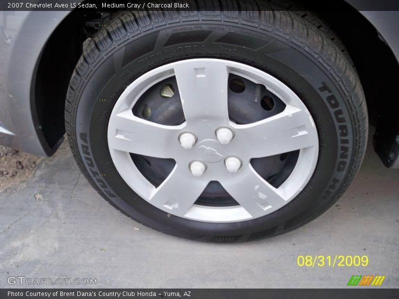 Medium Gray / Charcoal Black 2007 Chevrolet Aveo LS Sedan