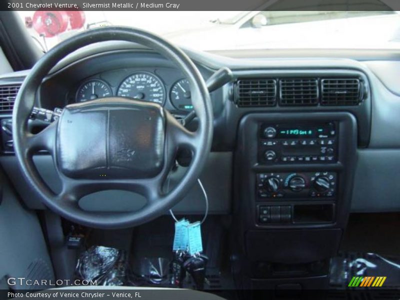 Silvermist Metallic / Medium Gray 2001 Chevrolet Venture