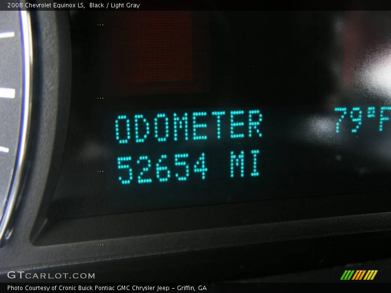 Black / Light Gray 2008 Chevrolet Equinox LS