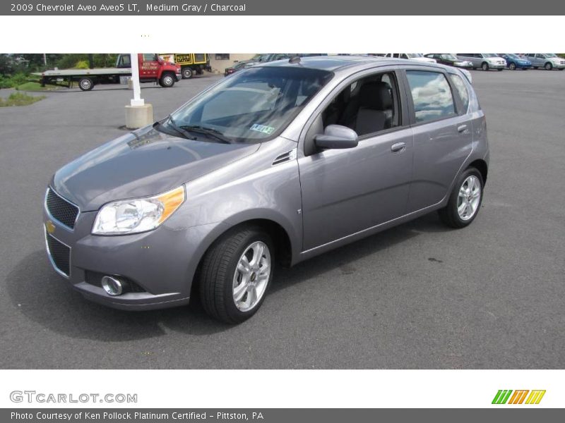 Medium Gray / Charcoal 2009 Chevrolet Aveo Aveo5 LT