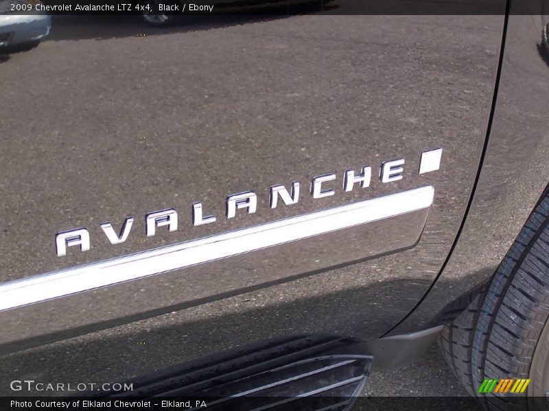 Black / Ebony 2009 Chevrolet Avalanche LTZ 4x4