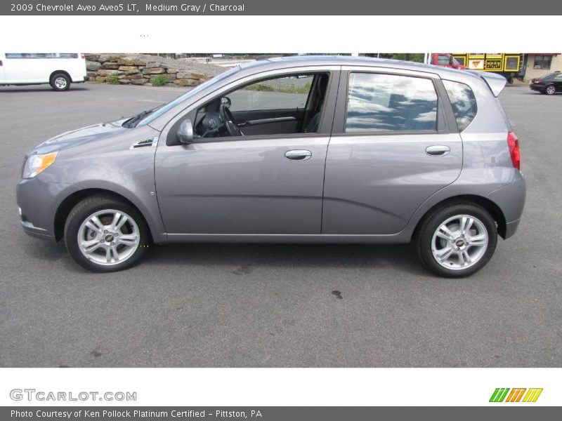 Medium Gray / Charcoal 2009 Chevrolet Aveo Aveo5 LT