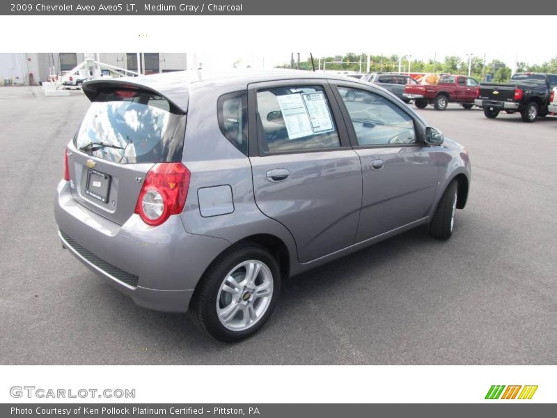 Medium Gray / Charcoal 2009 Chevrolet Aveo Aveo5 LT
