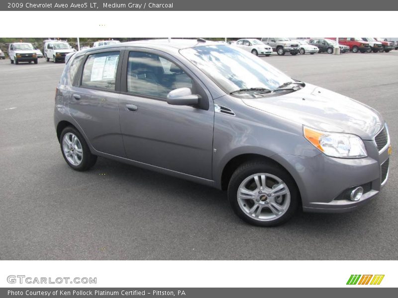 Medium Gray / Charcoal 2009 Chevrolet Aveo Aveo5 LT