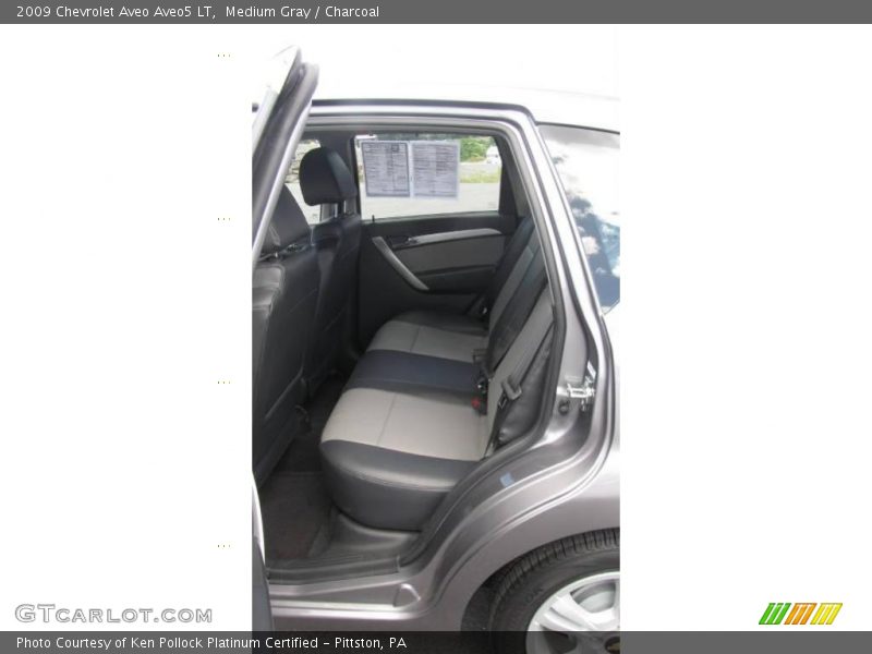 Medium Gray / Charcoal 2009 Chevrolet Aveo Aveo5 LT