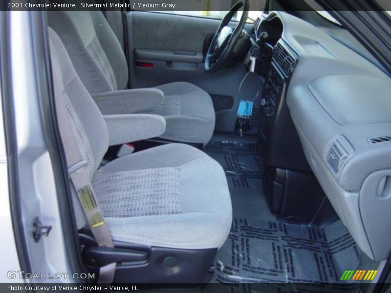 Silvermist Metallic / Medium Gray 2001 Chevrolet Venture
