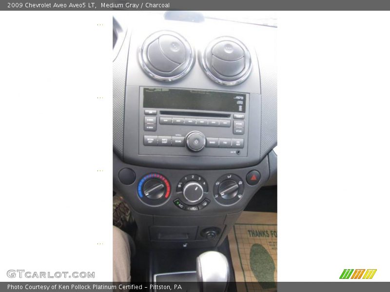 Medium Gray / Charcoal 2009 Chevrolet Aveo Aveo5 LT