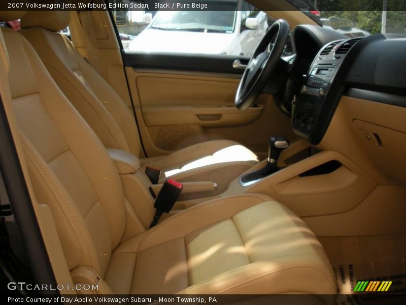 Black / Pure Beige 2007 Volkswagen Jetta Wolfsburg Edition Sedan
