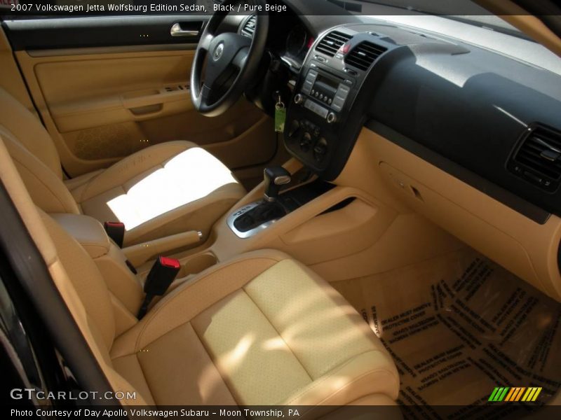 Black / Pure Beige 2007 Volkswagen Jetta Wolfsburg Edition Sedan